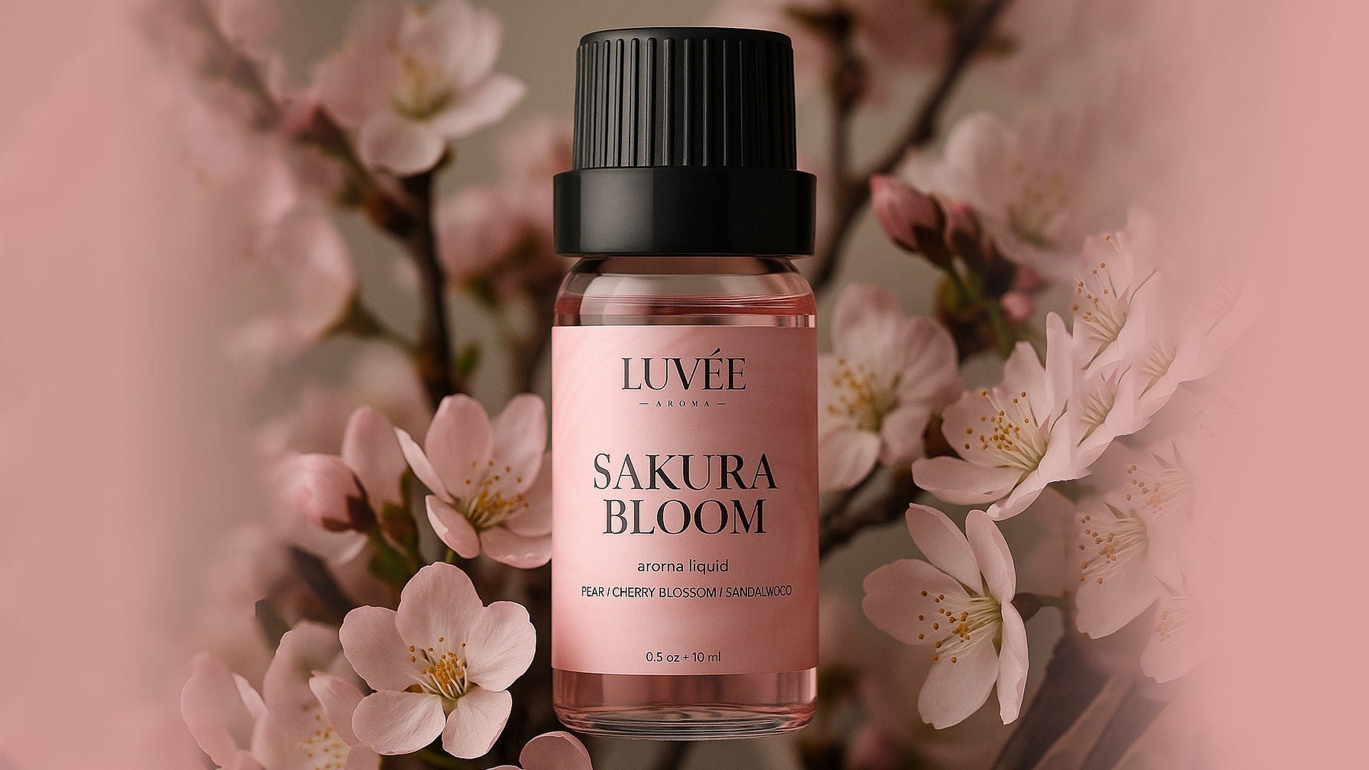 Sakura Bloom Essential Oil by Luvée – The Best Essential Oil for Relaxation and Spring Vibes