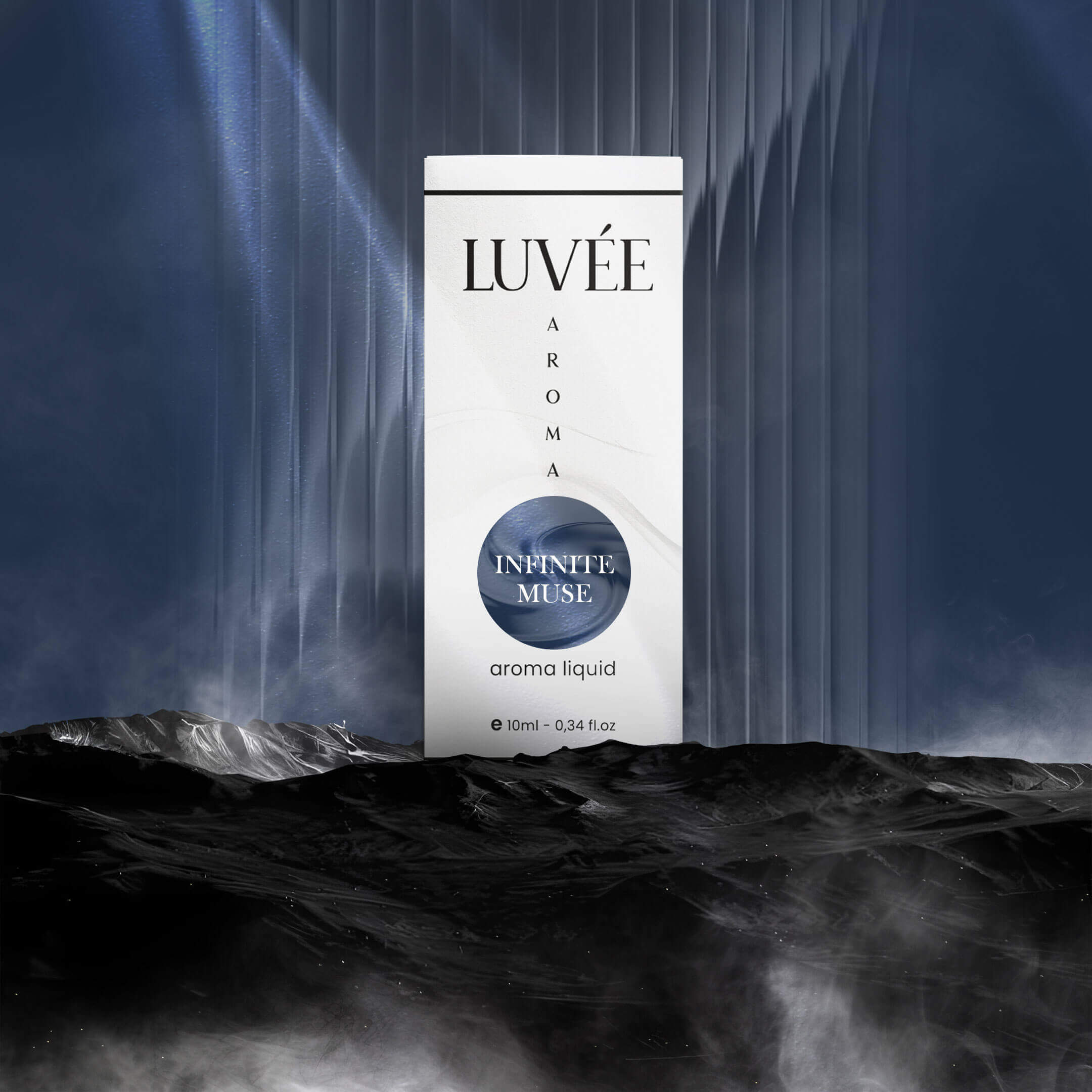 Infinite Muse Luvée aroma oil – luxury essential oil for relaxation, stress relief, and home fragrance.