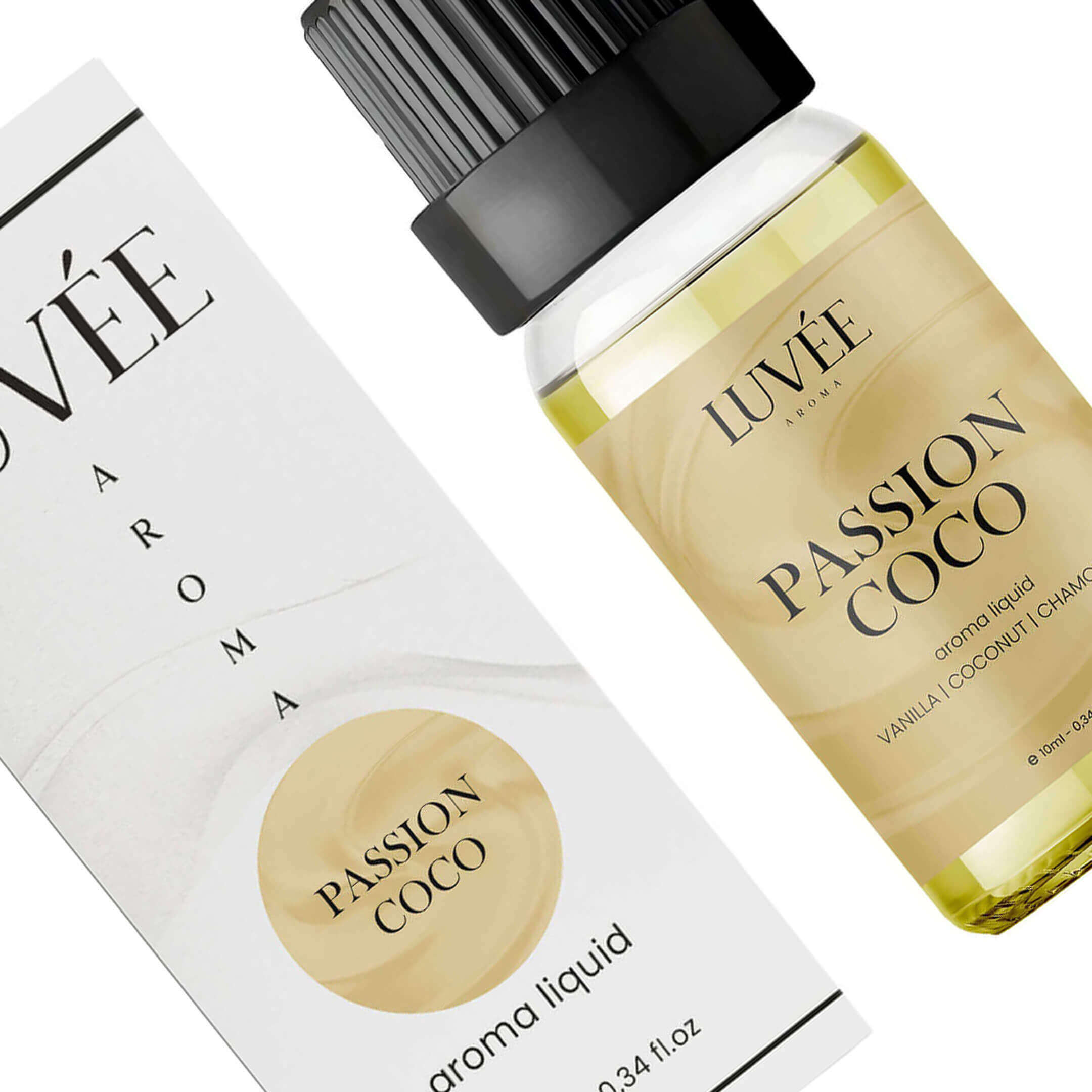 Passion Coco by Luvée – Exotic Coconut Liquid Aroma for Diffusers & Relaxation