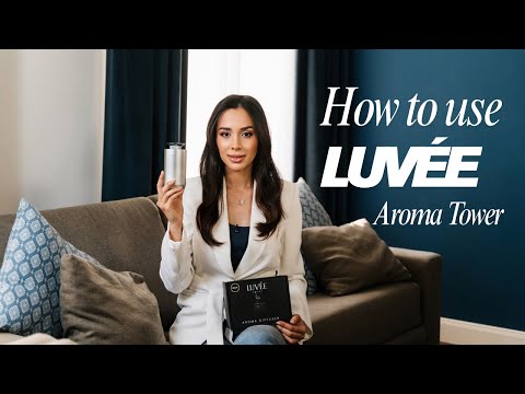 Aroma Diffúzor - Luvée Essence Tower – Ezüst kiadás