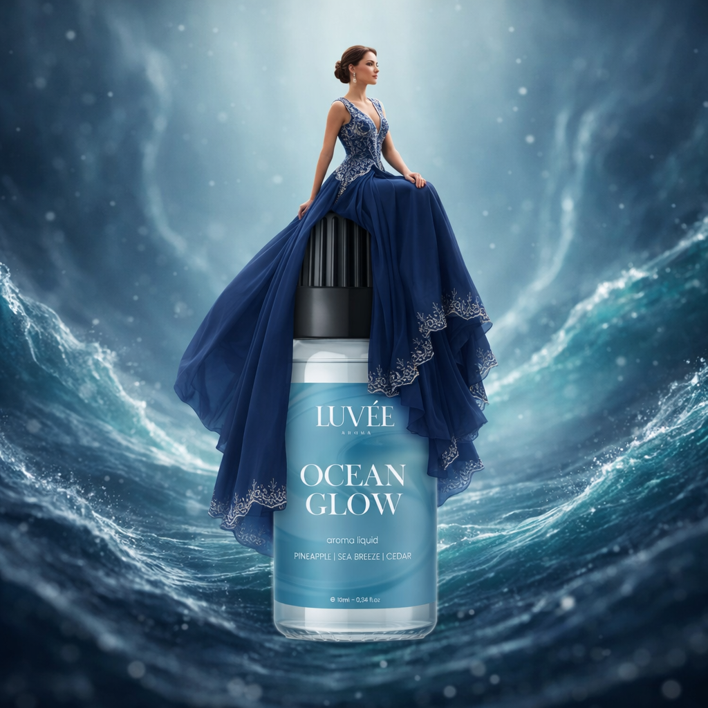 Ocean Glow – Premium Aromatherapy Oil for Luvée Wellness Aroma Diffusors