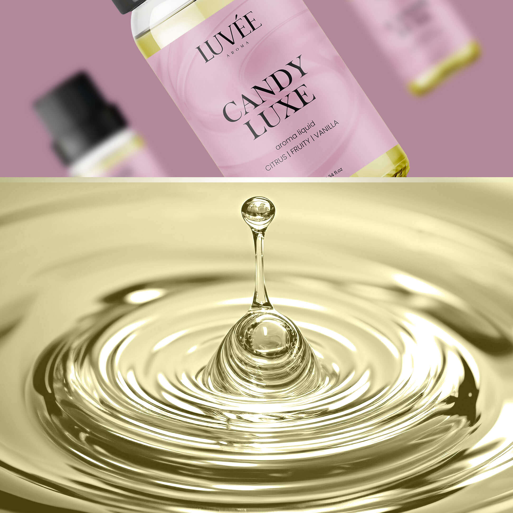 Candy Luxe - Hangulatjavító és Nyugtató hangulat - Illóolaj Aroma Diffúzorhoz -10ml